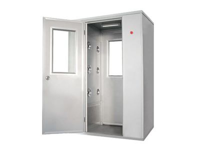 غرفة دش هوائي (حمام هوائي) بطلاء خارجي مطلي حرارياً لزيادة المتانة والمقاومة